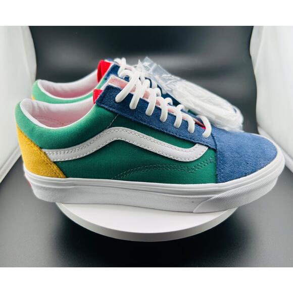 Vans Old Skool Shoes MultiColor Canvas Skate Sneakers 500714 Sz 6 - Picture 5 of 7
